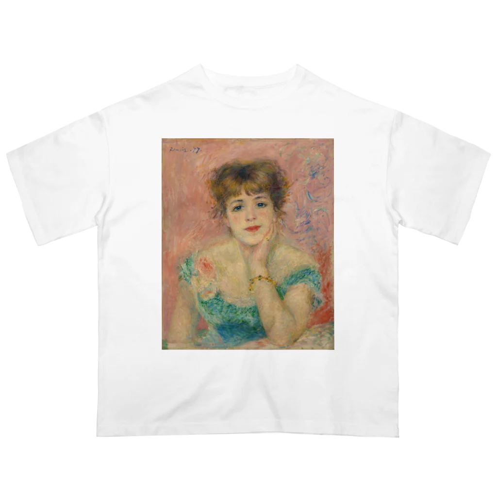 世界美術商店の女優ジャンヌ・サマリーの肖像 / Portrait of the Actress Jeanne Samary Oversized T-Shirt