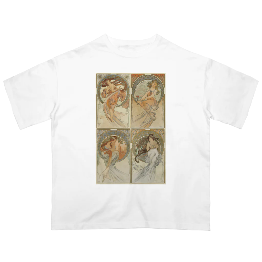 世界美術商店の四芸術 / The Four Arts Oversized T-Shirt