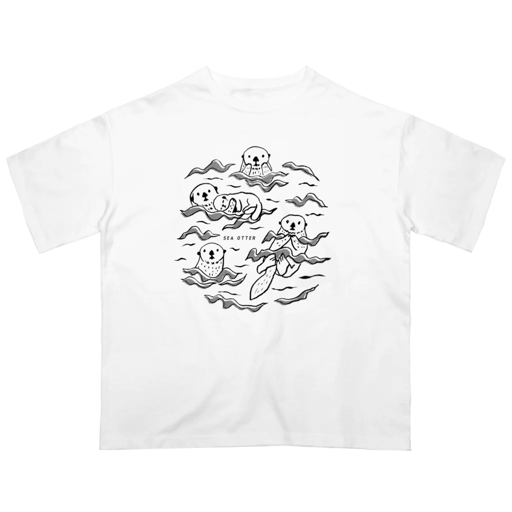 dejuneのぷかぷかラッコ オーバーサイズTシャツ