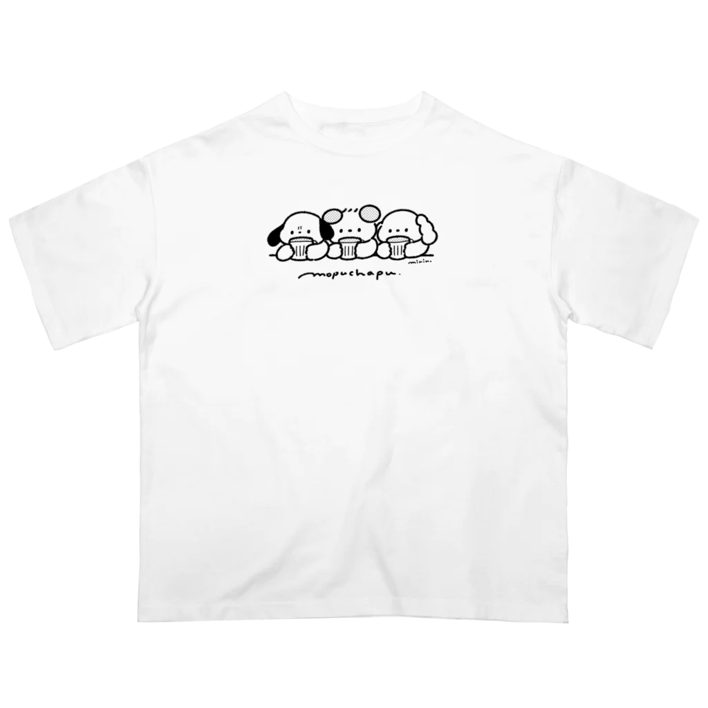 みりん🙈🌷のもぷちゃぷTシャツ オーバーサイズTシャツ