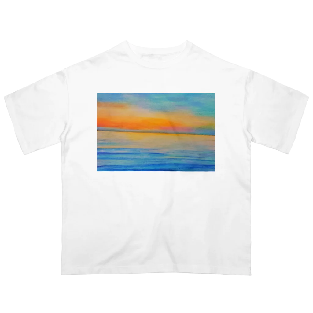 FLOWERTOWERの海 オーバーサイズTシャツ