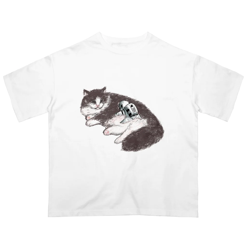 ばろうずのオブジェクト「猫」 オーバーサイズTシャツ