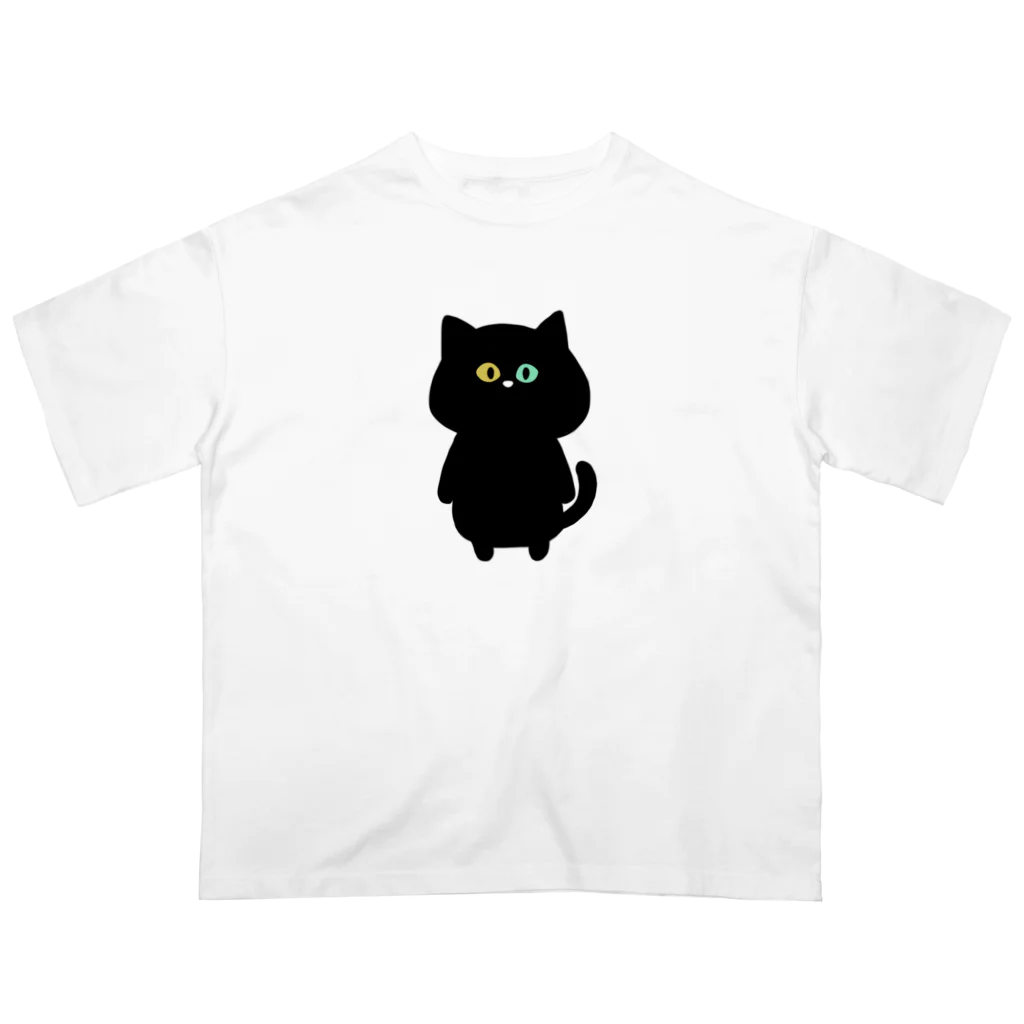 ネムうまるの黒猫 しじみさん Oversized T-Shirt