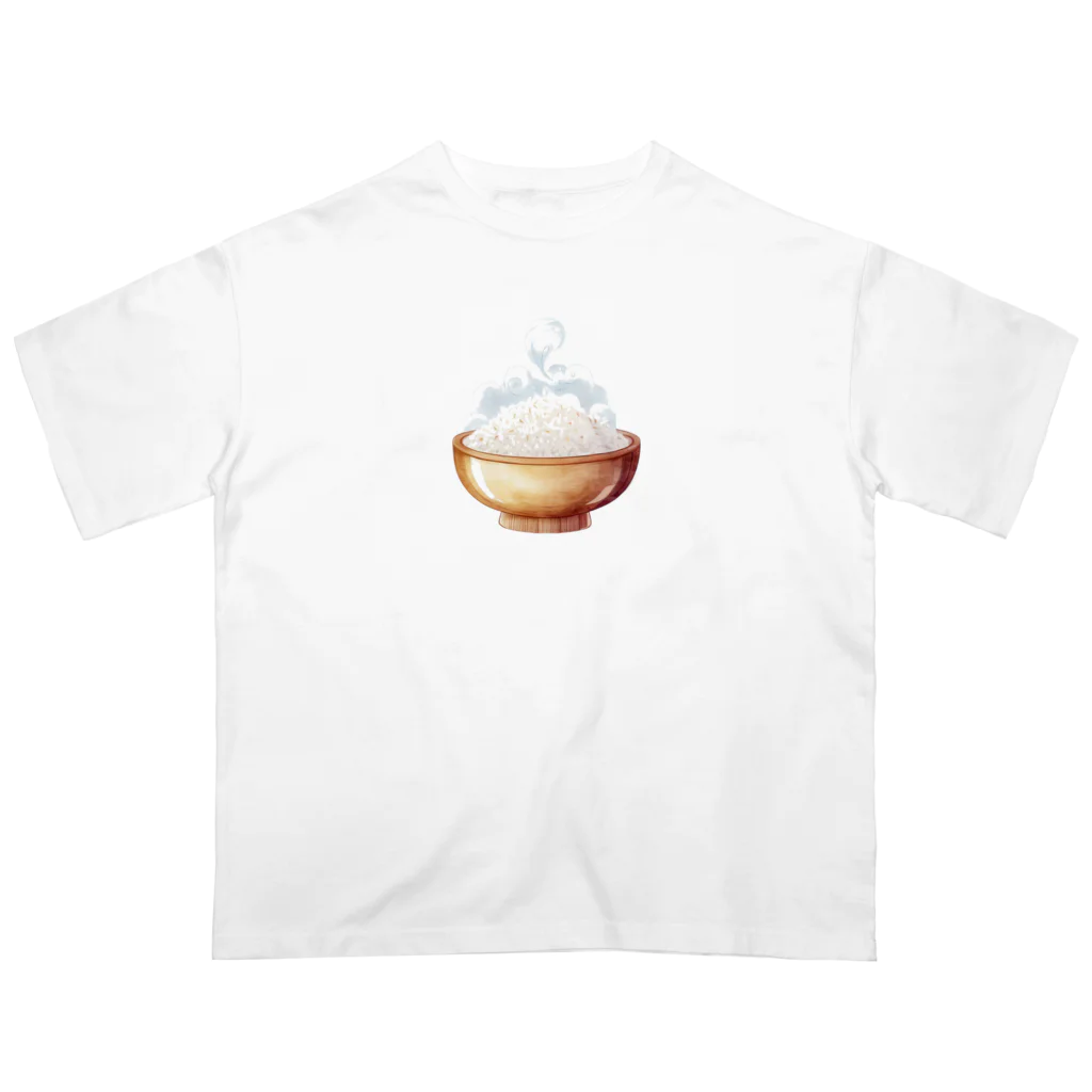 ふりかけのお椀に入ったご飯🍚 Oversized T-Shirt