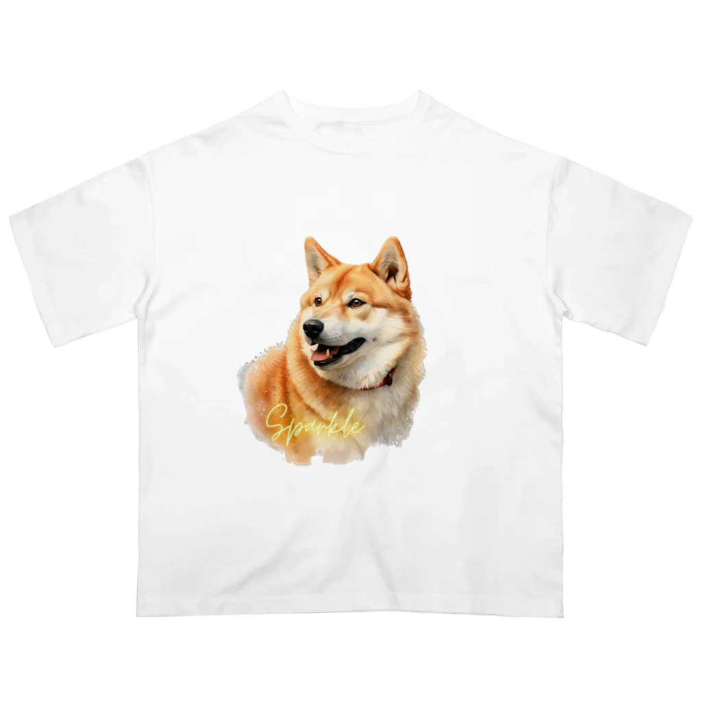 デジタルキャンバスの"シバワンダー" 柴犬愛好家Tシャツ Oversized T-Shirt