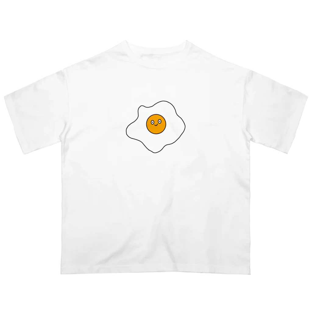 たね 食べ物のイラスト屋さんの目玉焼き🍳 Oversized T-Shirt