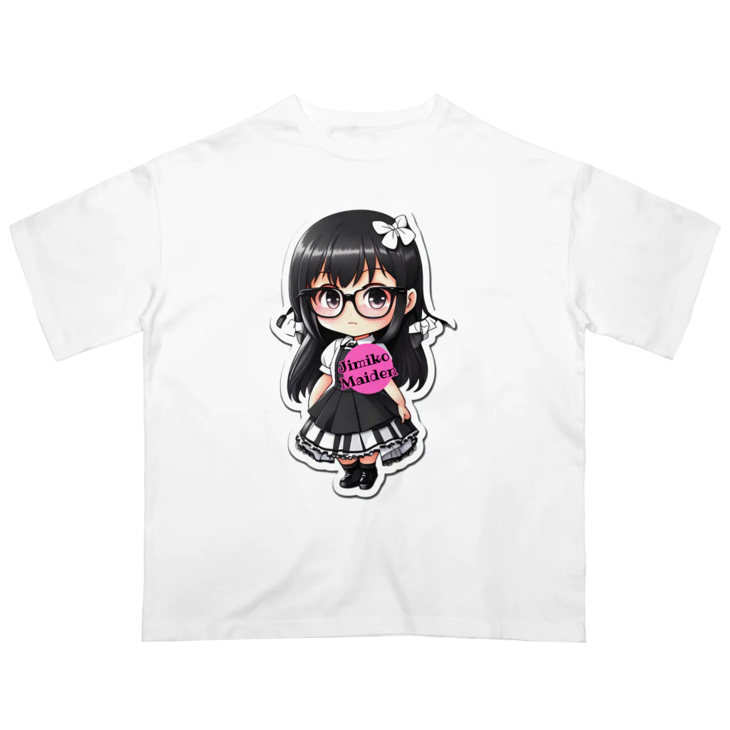 Jimiko Maiden (ジミコメイデン)の【Jimiko Maiden】おすましメイド2 Oversized T-Shirt