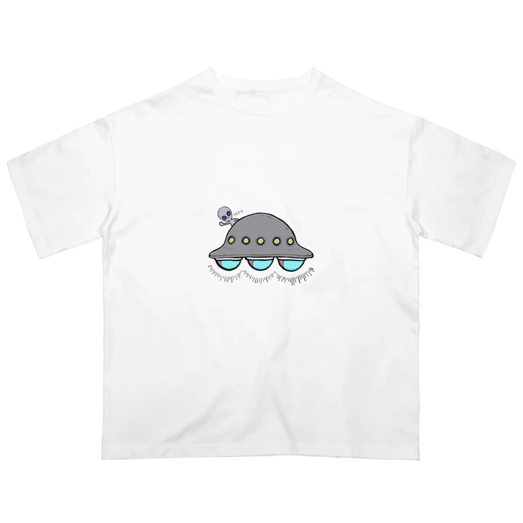 みねすとろうね　（SoRa.）のひこうぶったいとぐれいさん オーバーサイズTシャツ