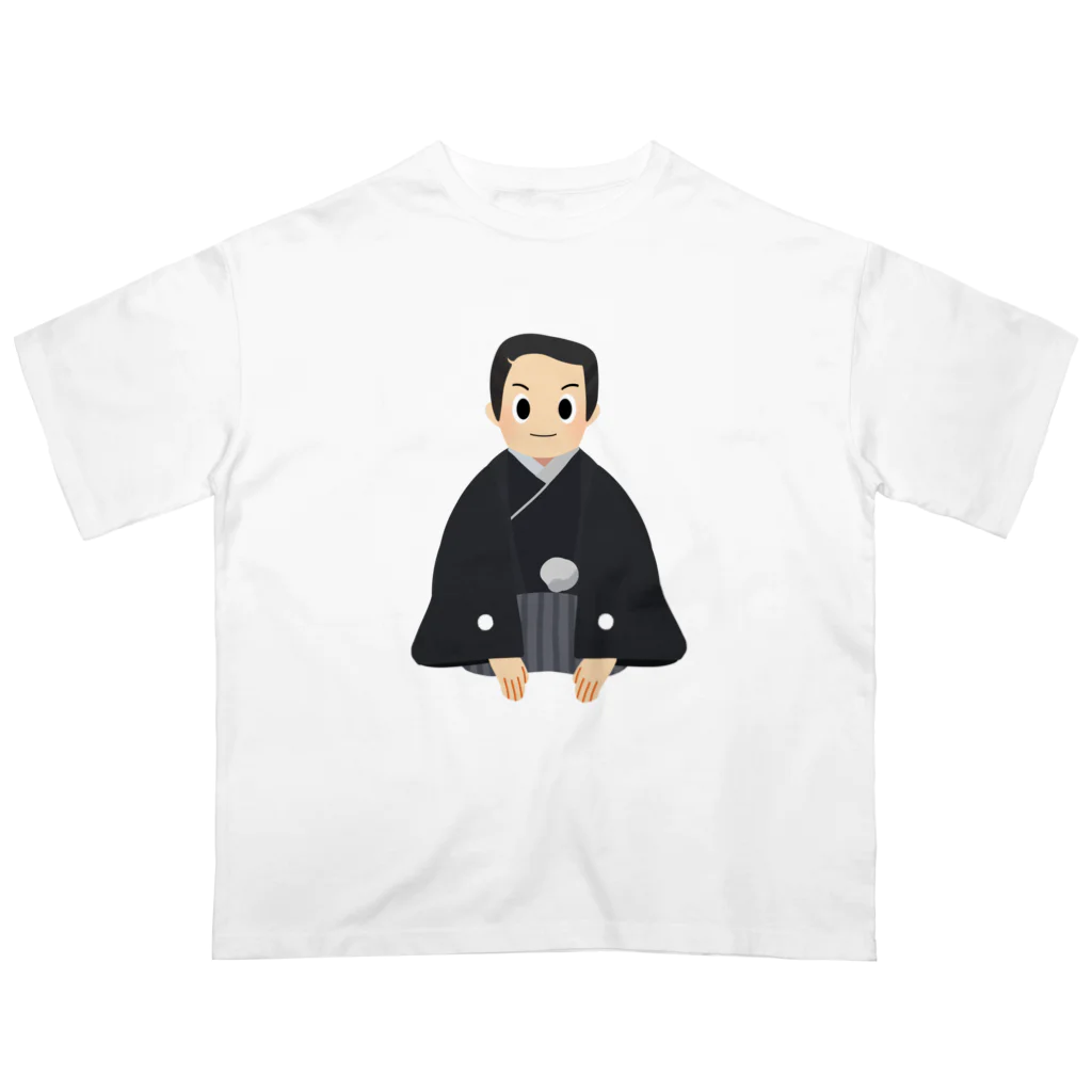 Mashiro2023の紋付袴の花婿 Oversized T-Shirt