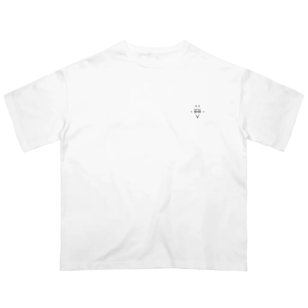 TRIANGLE FOX [トライアングル・フォックス]  Official StoreのTRIANGLE FOX Black Oversized T-Shirt
