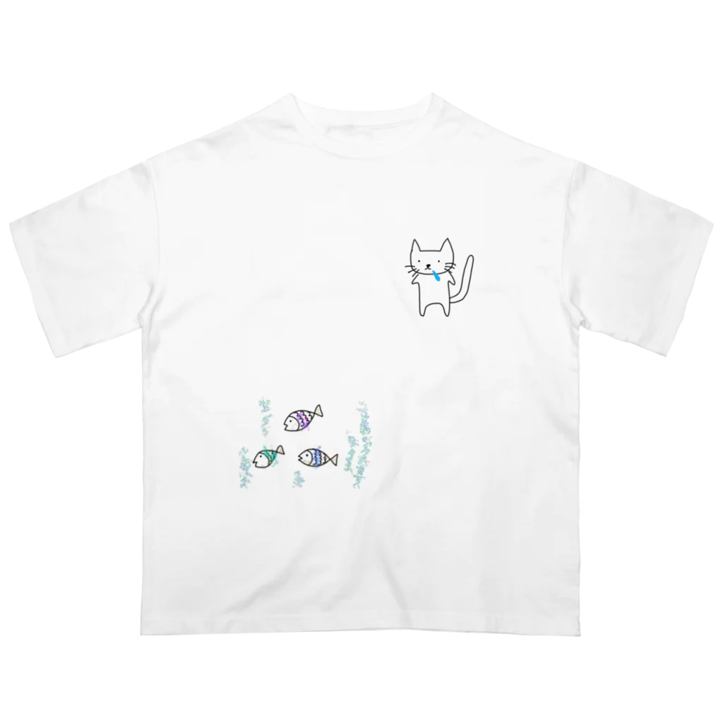 てくてくここちのねこ太 Oversized T-Shirt