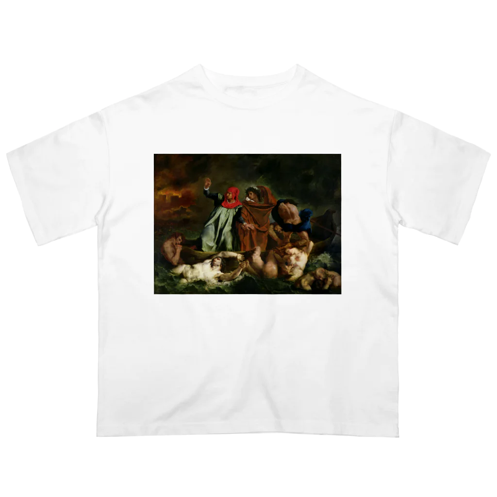 世界美術商店のダンテの小舟 / The Barque of Dante Oversized T-Shirt