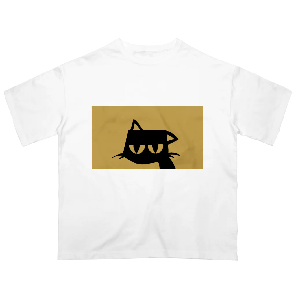 【KOTCH】 Tシャツショップのタレねこ　イエロー Oversized T-Shirt