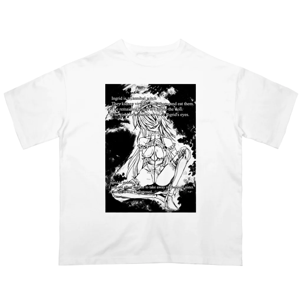 虹色孔雀の魔女。のイングリッドのこと。 オーバーサイズTシャツ