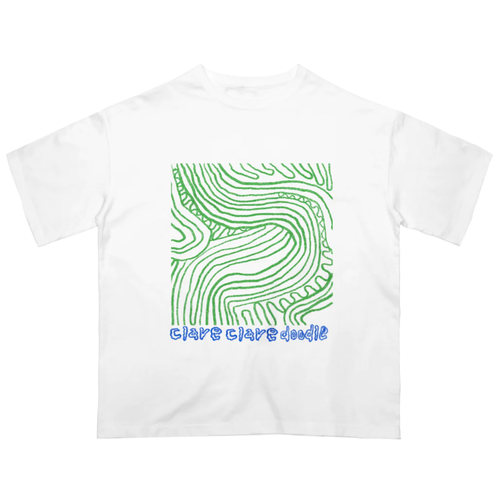 clareclaredoodleのWiggle Wiggle Maze? Oversized T-Shirt