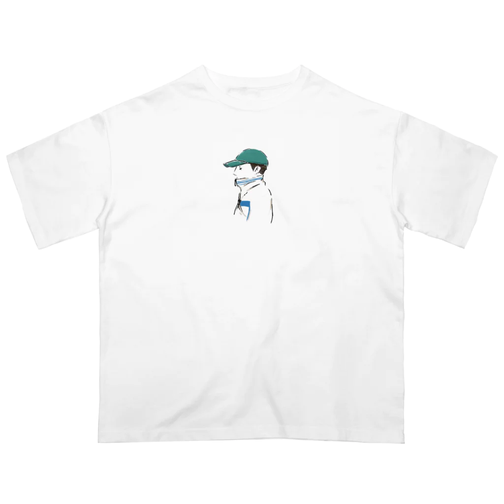 かわいい小物 kawaiikomonoの優しい色のボーイッシュ Oversized T-Shirt