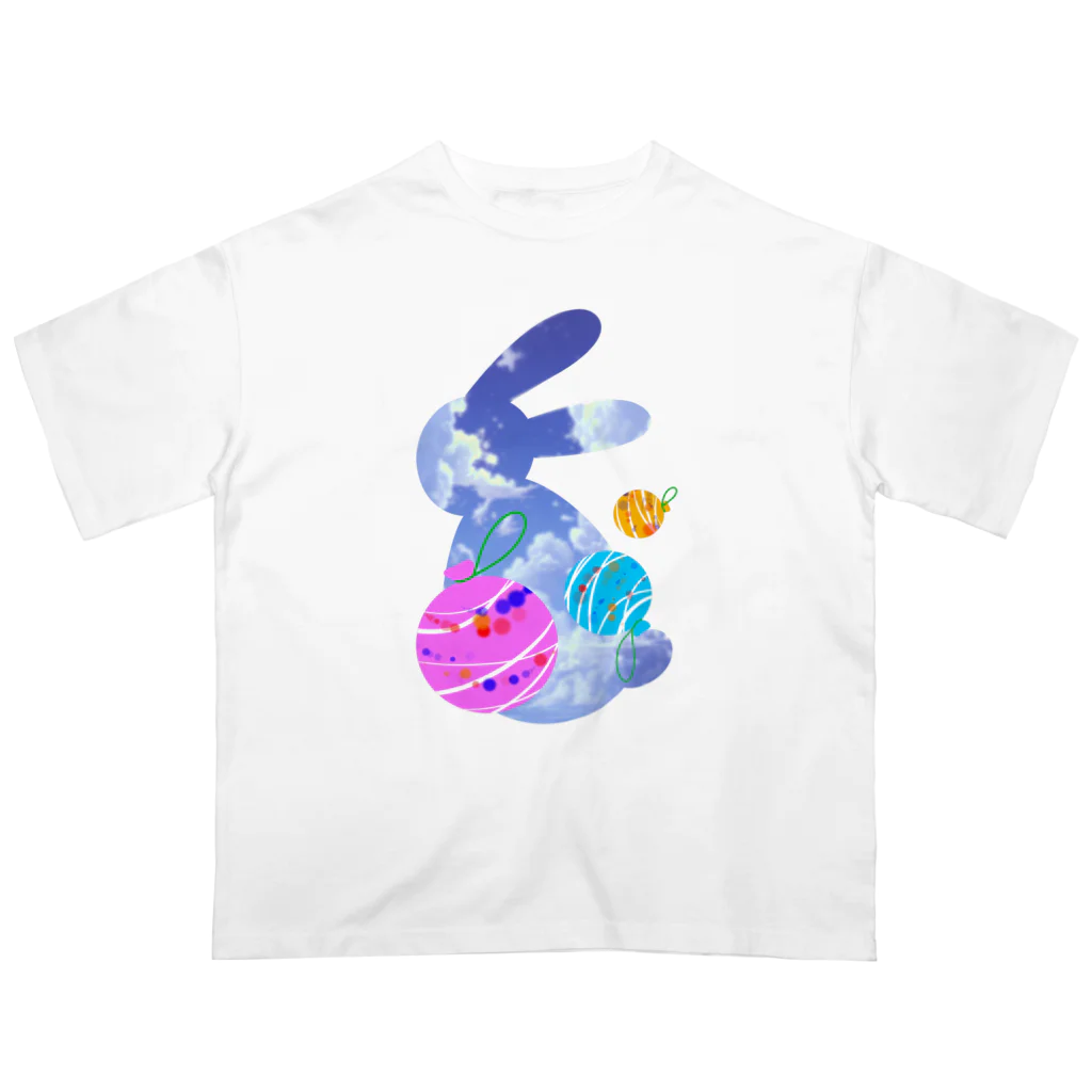 Rabbitflowerの夏の思い出 Oversized T-Shirt