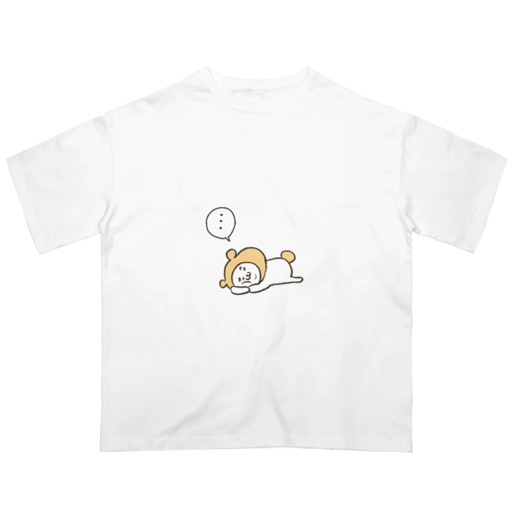 MoroQ factoryのうどんの子みすずちゃん　無気力からのスンスンシクシク Oversized T-Shirt