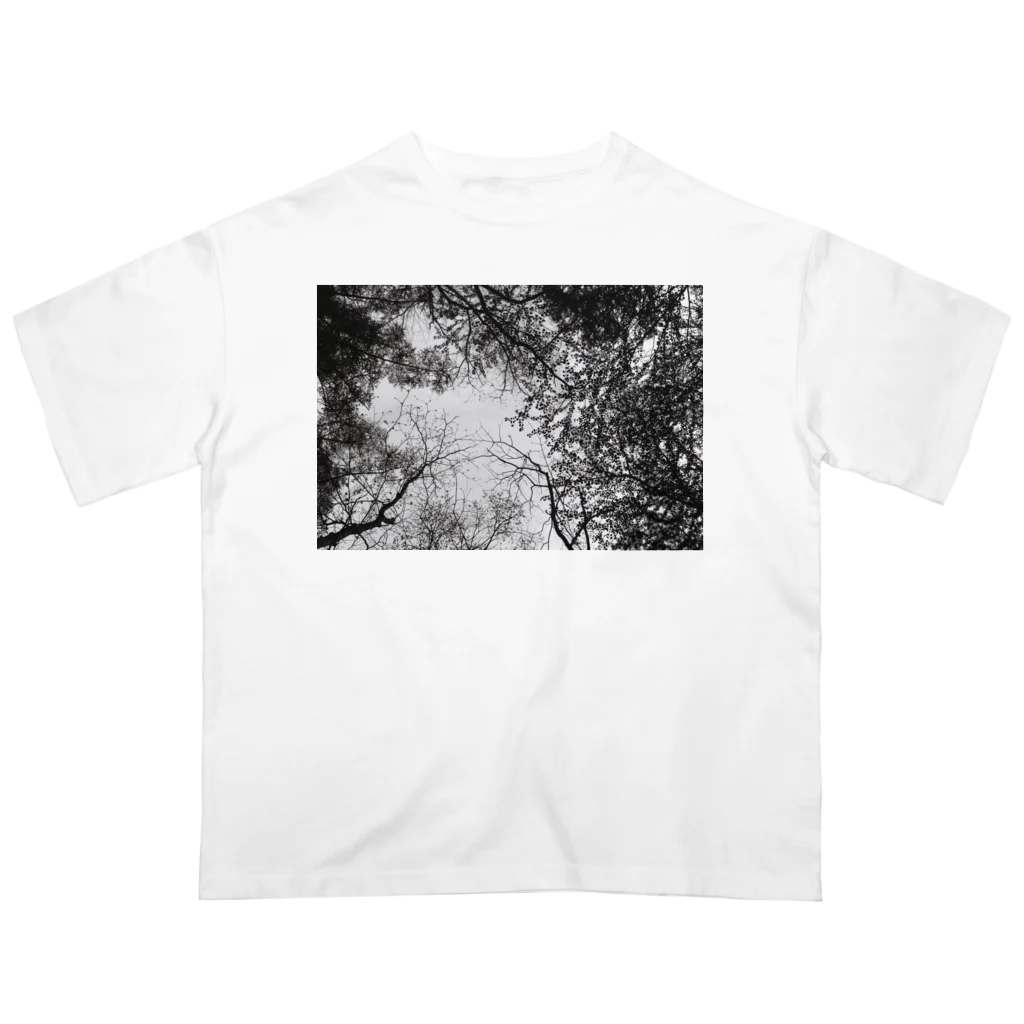 Tsumugu.のmono series tree Oversized T-Shirt