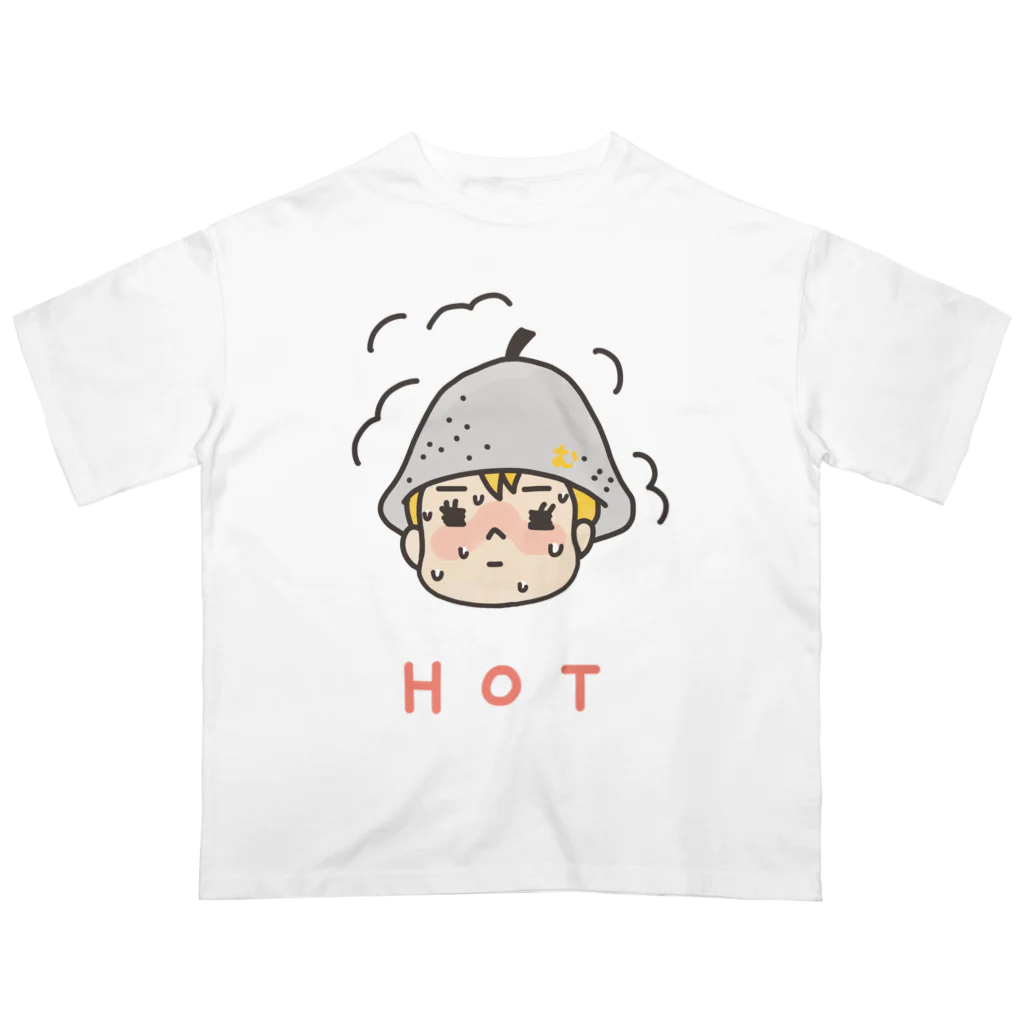 HAMATAKE MutsukoのHOT_sauna オーバーサイズTシャツ