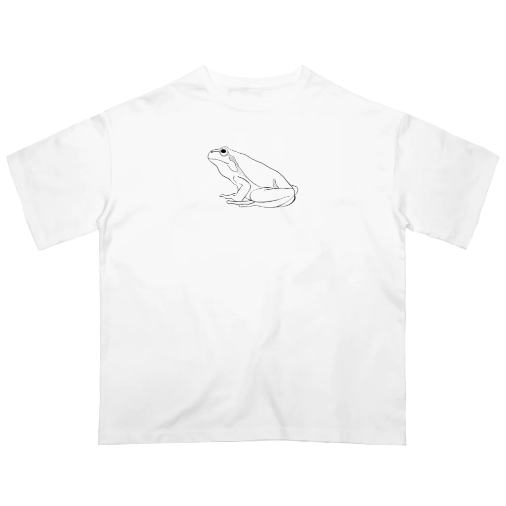 ゆきみ屋のニホンアマガエル オーバーサイズTシャツ