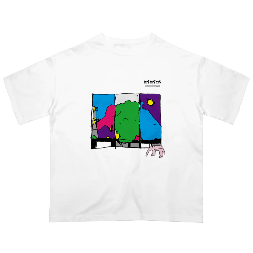 Smallfieldのnarutown  window-CL-05 オーバーサイズTシャツ