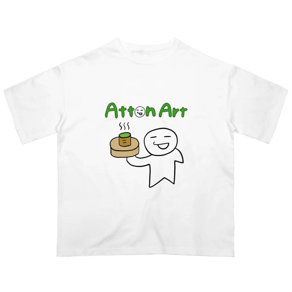 Atton Art アットンアートのAtton Art おつかれさま Oversized T-Shirt