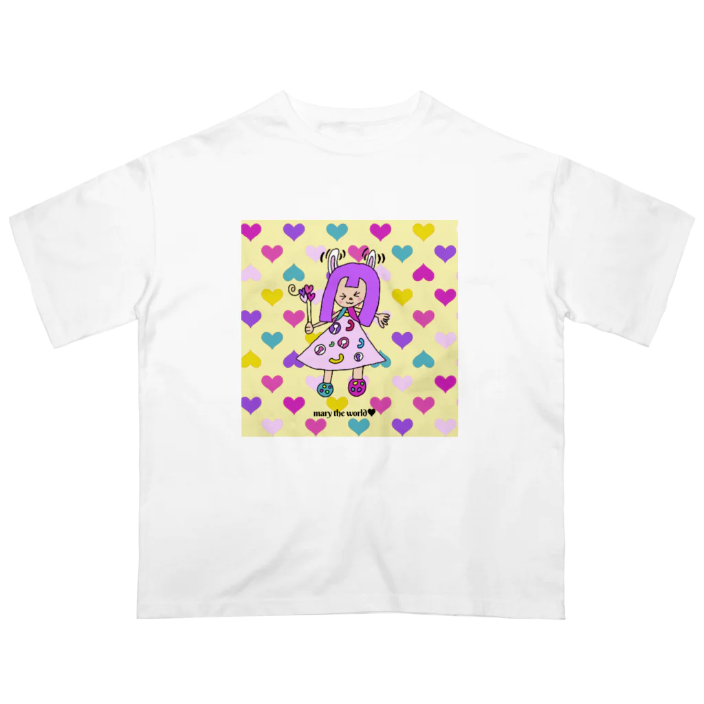 COCONUTchanのマリィ・ザ・ワールド うさぎ Oversized T-Shirt