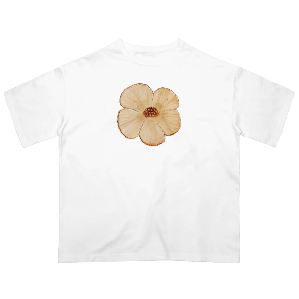 eclat-misaのflower series オーバーサイズTシャツ