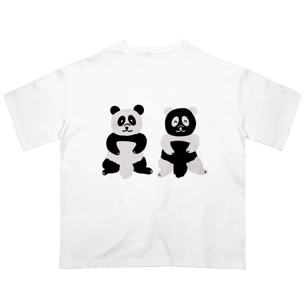 シュンボーヤの宝箱のパンダとダンパ Oversized T-Shirt