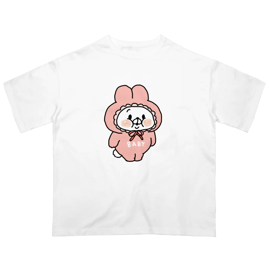 saimari＠LINEスタンプ販売中のBABY？ぶーぶーちゃん オーバーサイズTシャツ