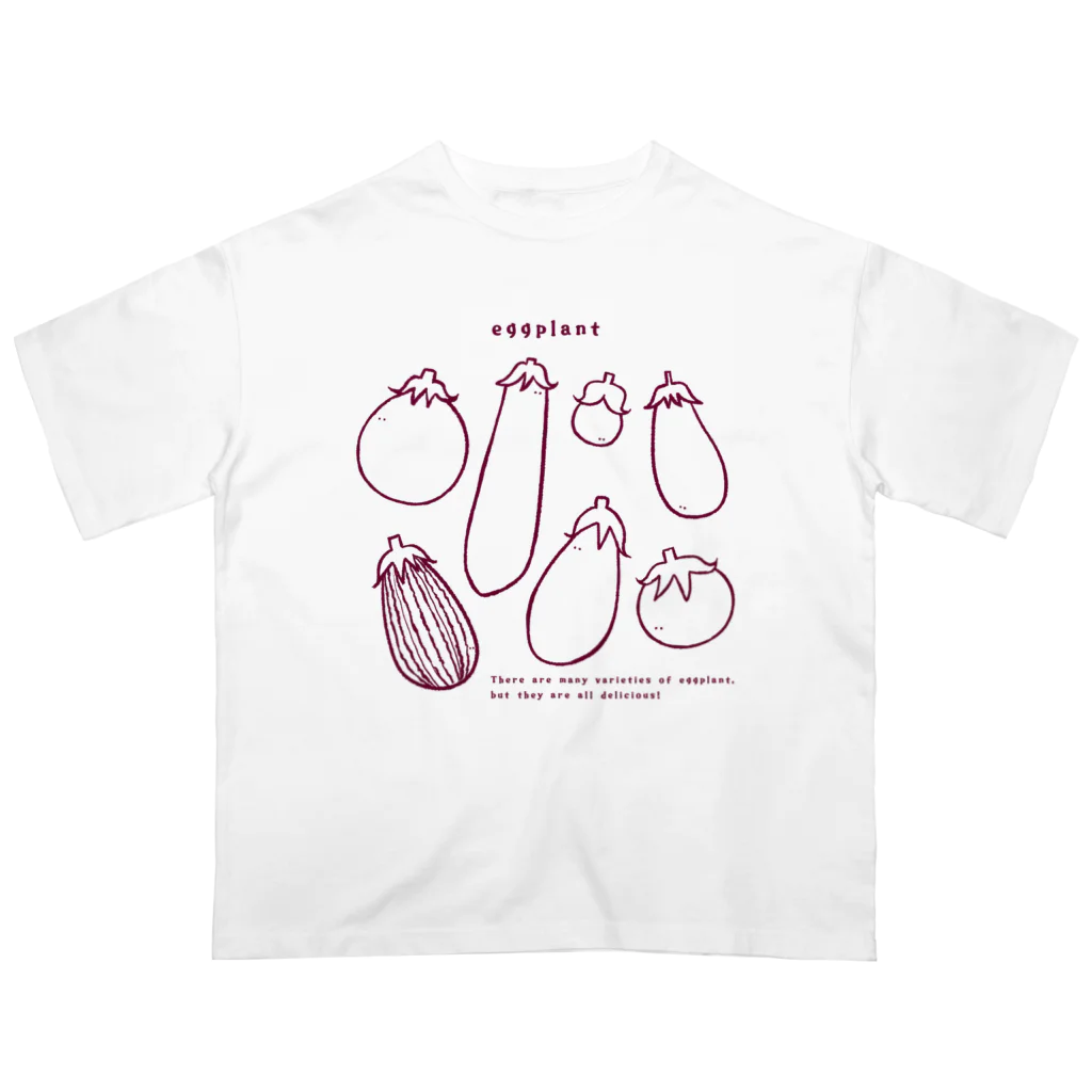 Aランチサラダ付SHOPの夏のeggplantさん1 オーバーサイズTシャツ