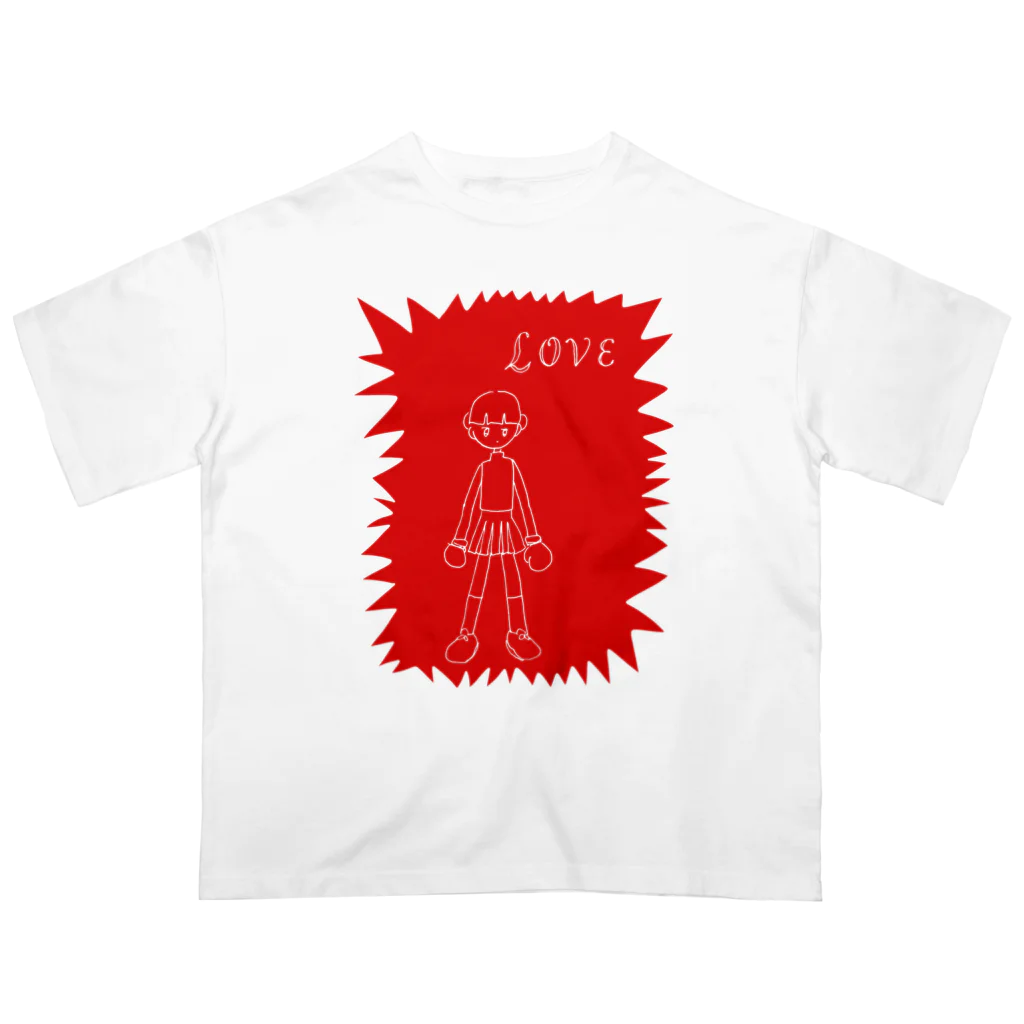 寿々木ここねのlove fight Oversized T-Shirt