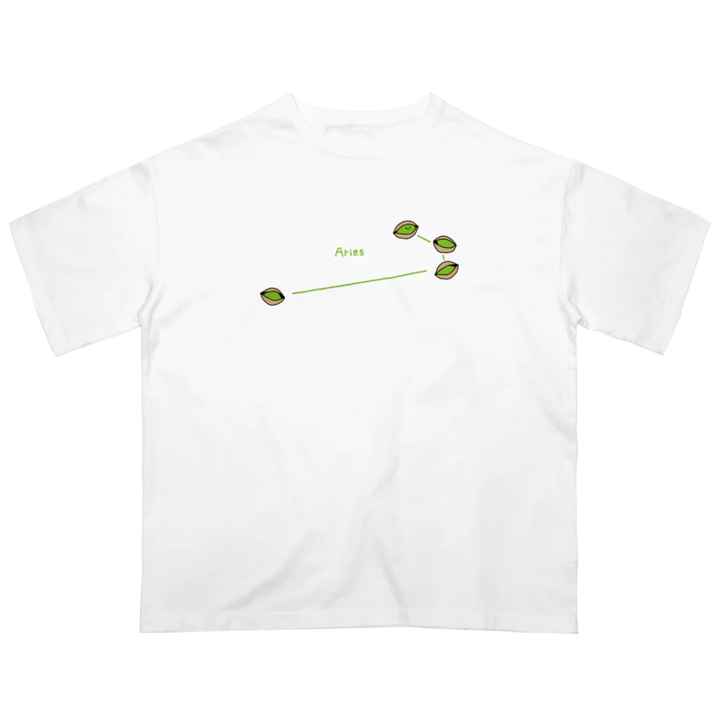 tafu tafuのピスターチオ／おひつじ座 Oversized T-Shirt