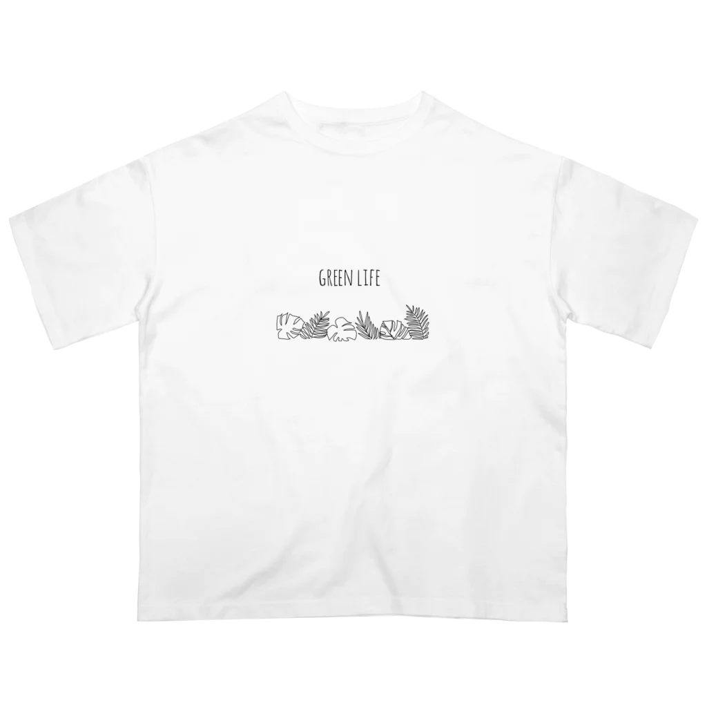 Pecorinoの葉っぱライフ Oversized T-Shirt