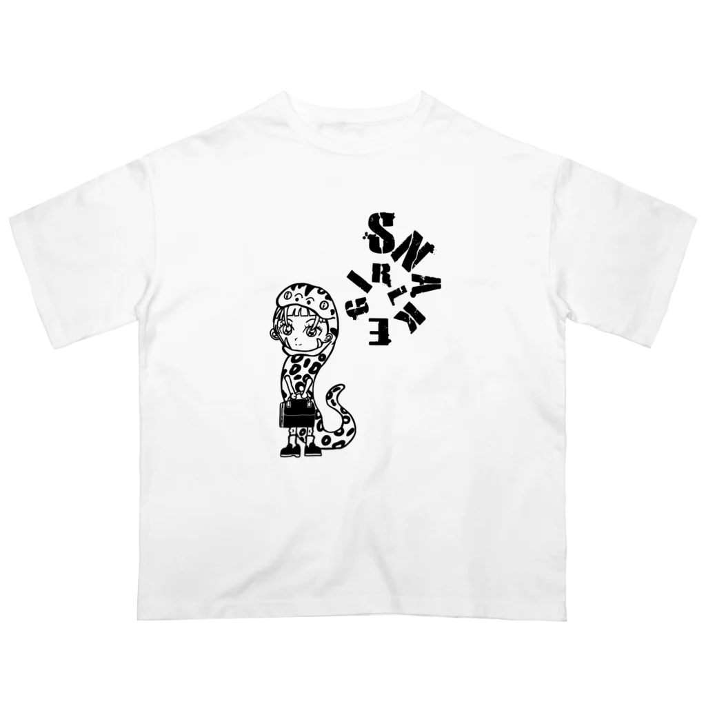 akapantoriのSNAKEGIRL オーバーサイズTシャツ