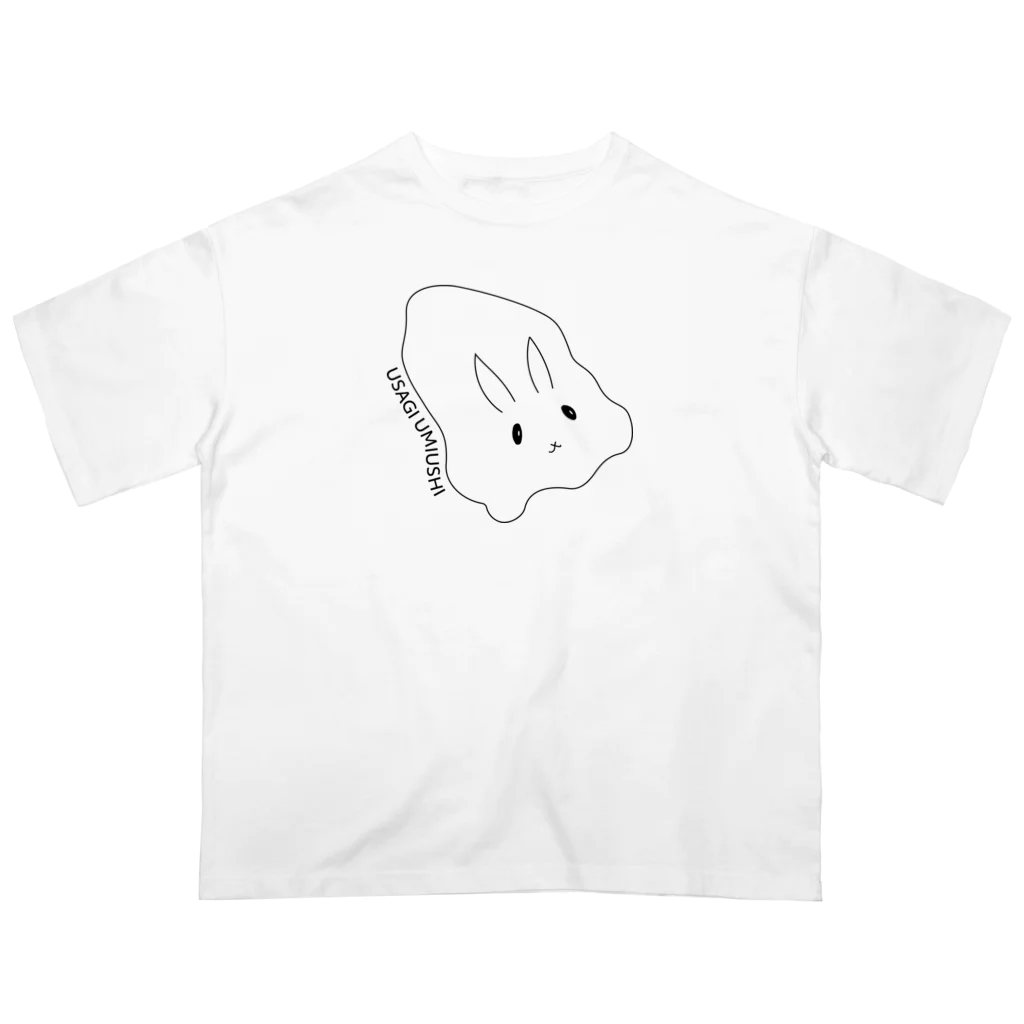 USAGI DESIGN -emi-のうさぎウミウシ オーバーサイズTシャツ