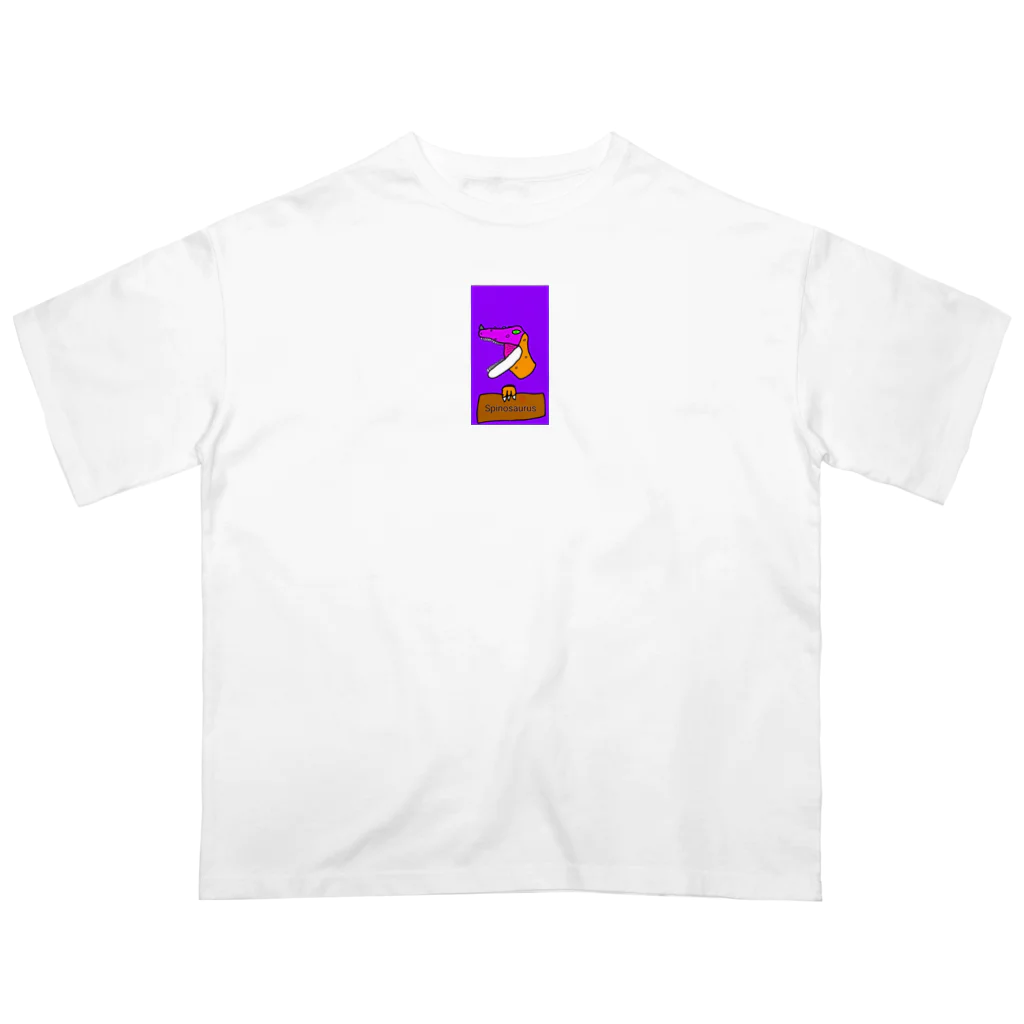 ʚ🦄ɞみつり🌈𝑆𝑂𝐷𝐴𝑆𝐻𝐼𓃗のスピノくん(恐竜) オーバーサイズTシャツ