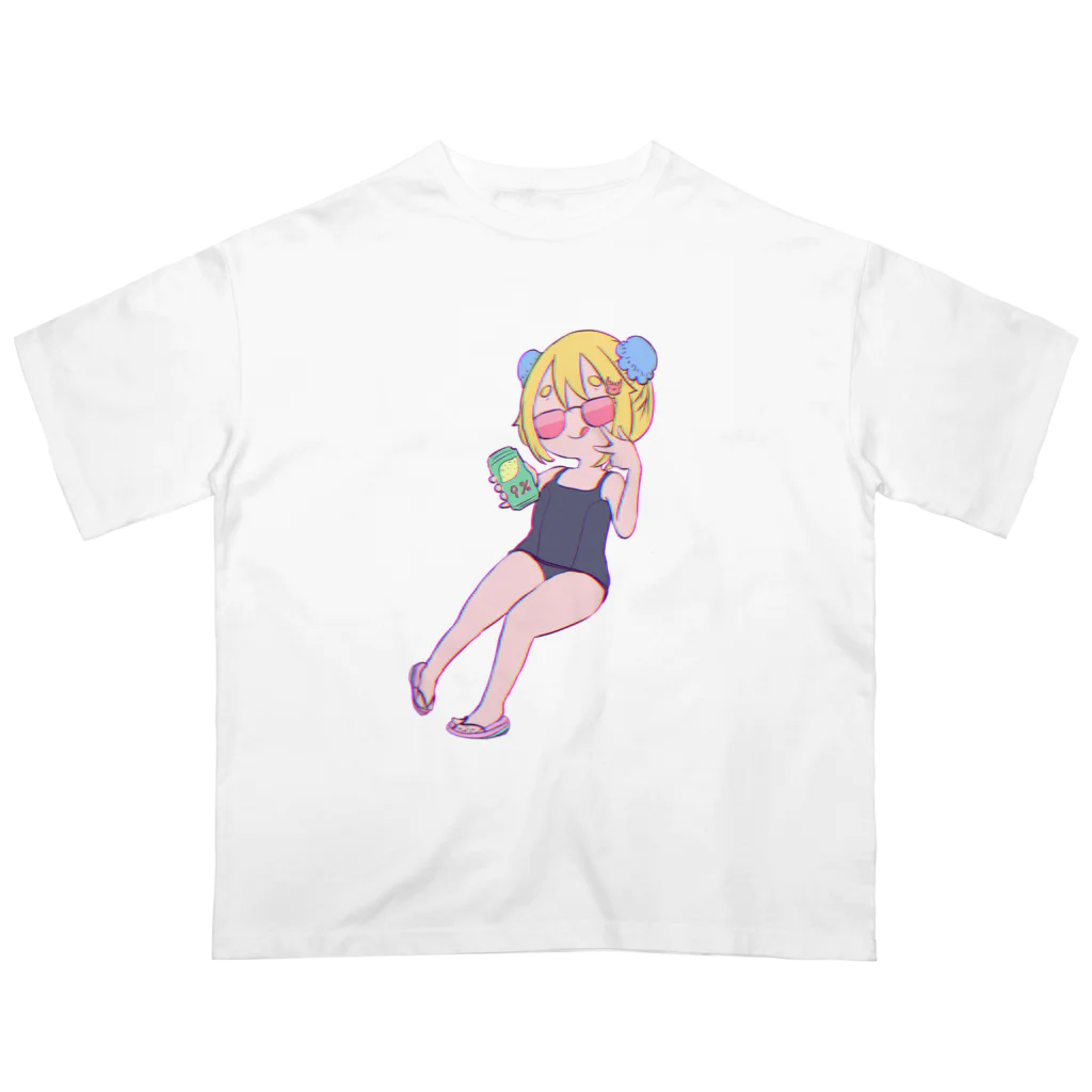 みノノン🍀のみノノンママTee”summer” オーバーサイズTシャツ