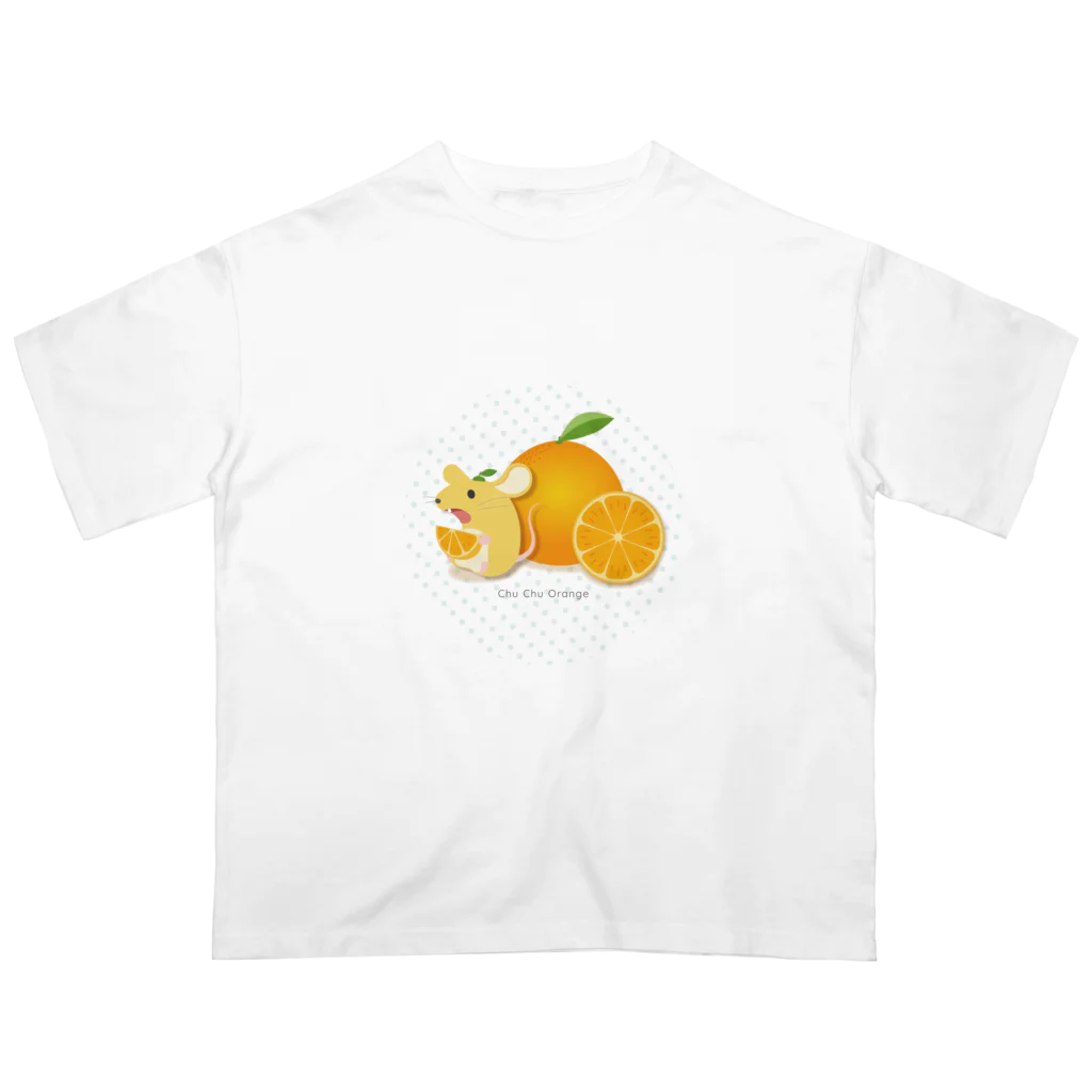 Mame WagonのChu Chu Orange オーバーサイズTシャツ