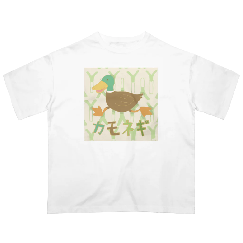 saji_equal_spoonのカモネギ Oversized T-Shirt