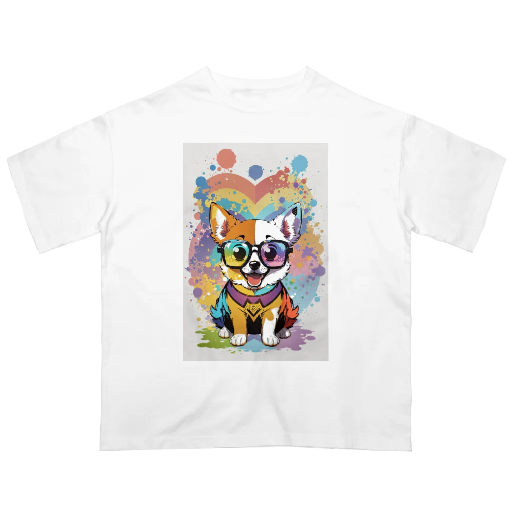 ka-washopのIT犬のちゃきシリーズ オーバーサイズTシャツ