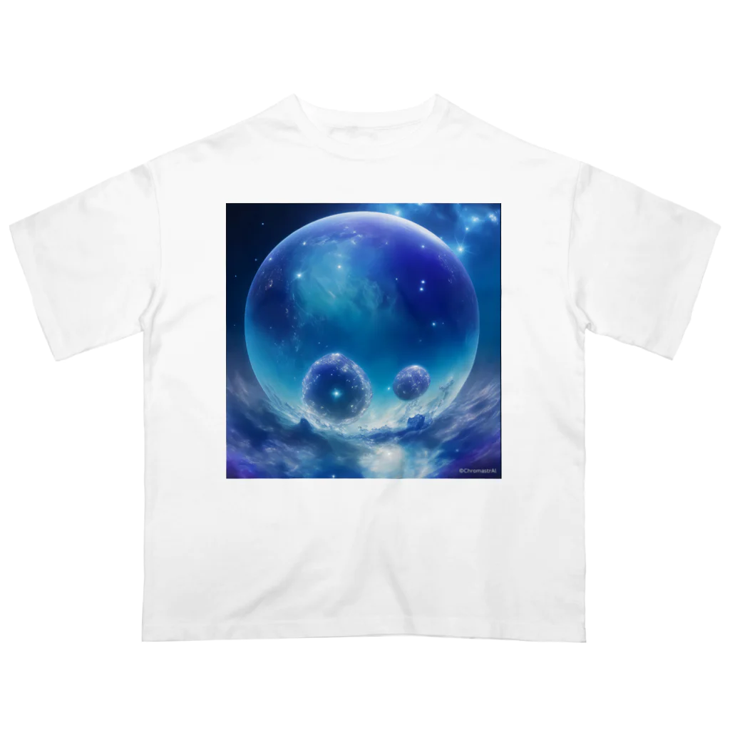 ChromastrAlのTears of the Cosmos Oversized T-Shirt