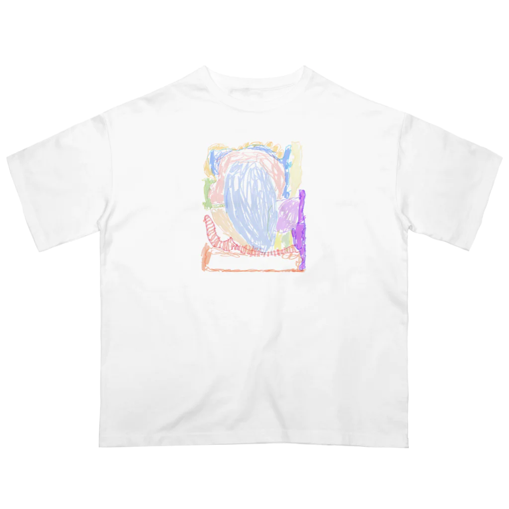 happa-kkの海のある公園 Oversized T-Shirt