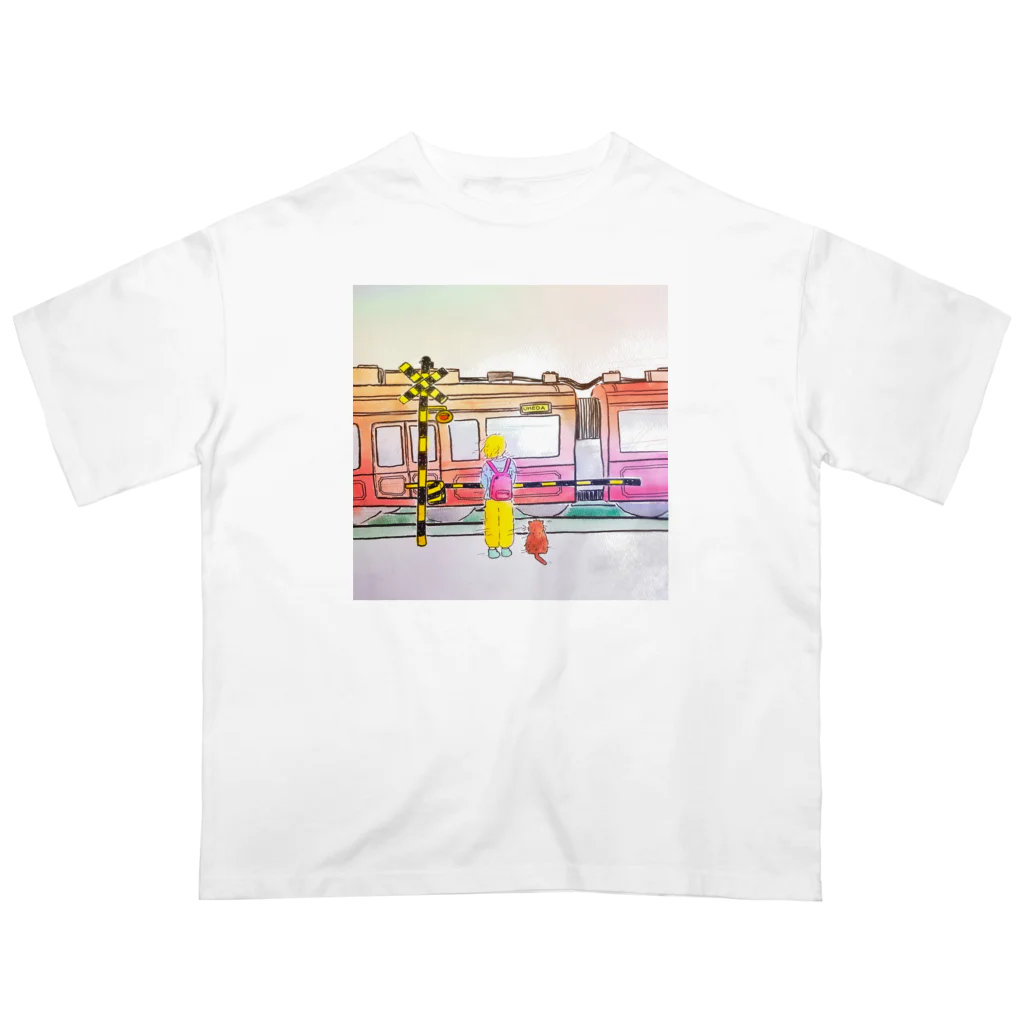 fridosamtの梅田のメランコリー Oversized T-Shirt