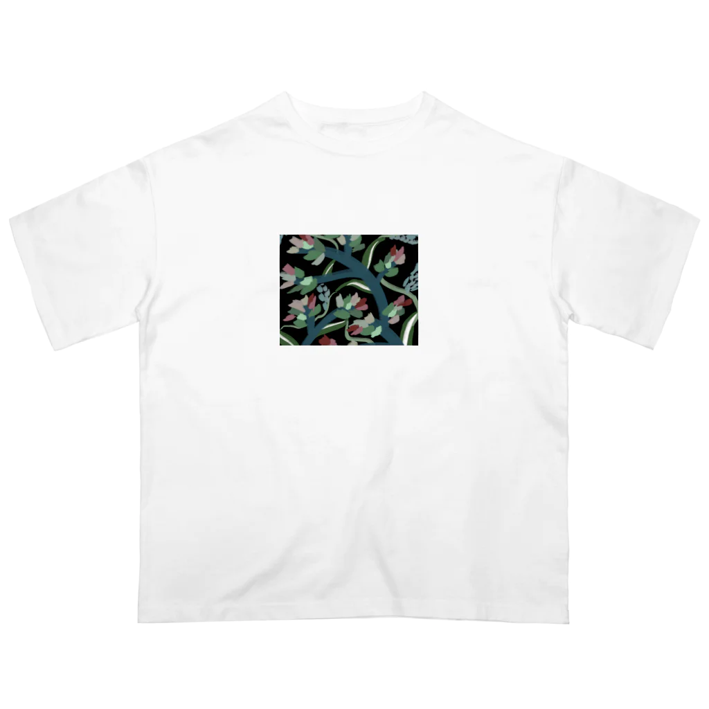 らくがき子さんのものづくり工房の花と植物 Oversized T-Shirt