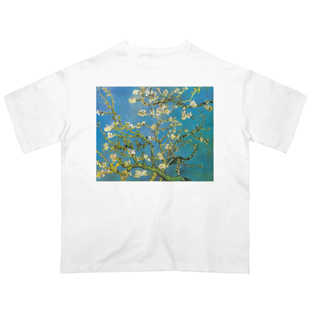 世界の名画館 SHOPのゴッホ「花咲くアーモンドの木の枝」 Oversized T-Shirt