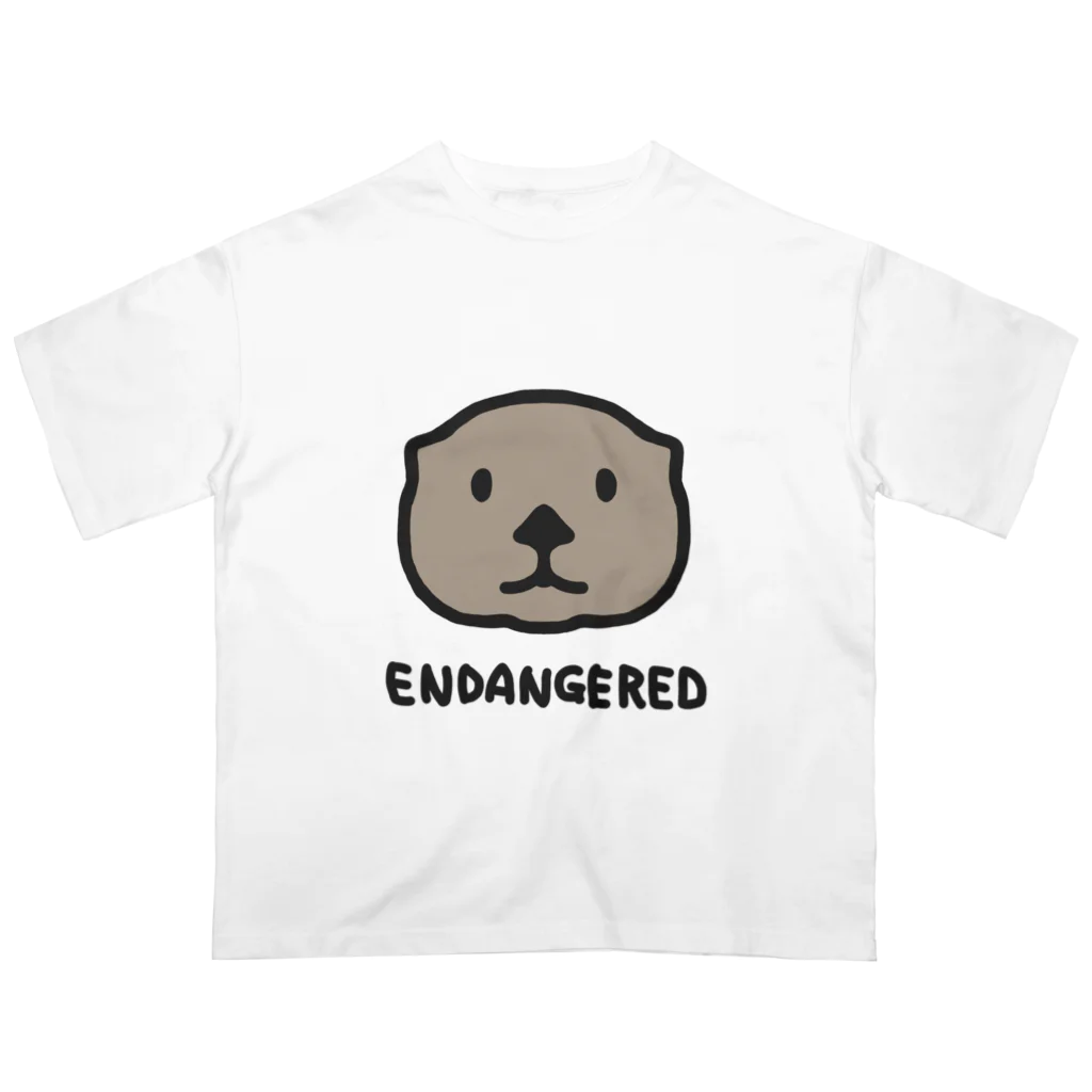 BISCUITのラッコのしおたん ENDANGERED オーバーサイズTシャツ