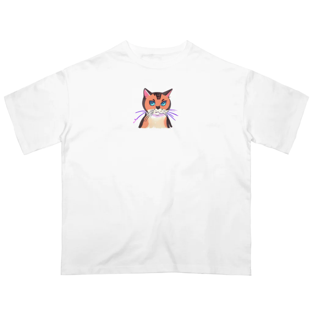 たかこのかわいい猫　ティナちゃん オーバーサイズTシャツ