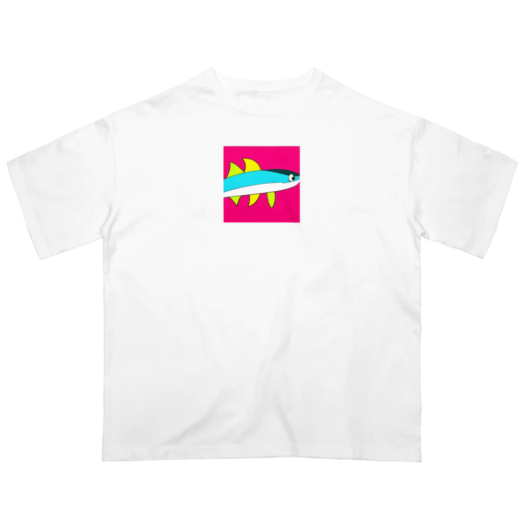 魚大好きマンのさかな Oversized T-Shirt